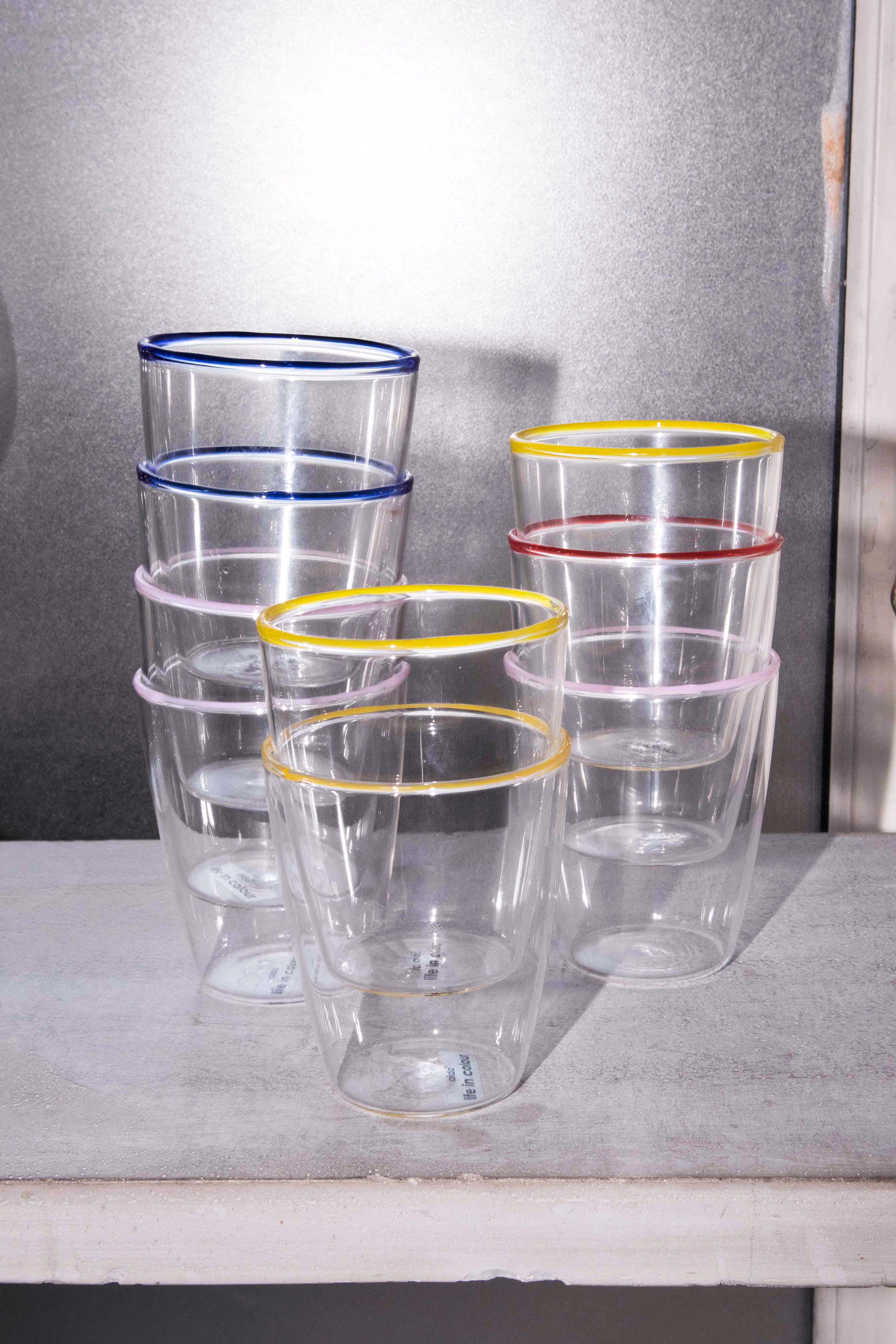 Life In Colour Art glas, Lemon - 29 cl.